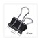 Universal Binder Clips with Storage Tub - Small, Black/Silver (40/Pack)